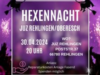 Hexennachtparty Juz Rehlingen-